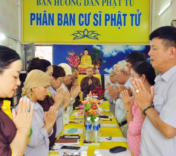 Phân Ban Cư Sĩ Phật Tử Thành Phố Họp Triển Khai Các Hoạt Động Trọng Tâm Trong Thời Gian Tới